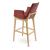 Eiffel Wood Arm Barstool