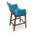 Eiffel Wood Arm Counter Stool