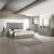 Elara Wood Platform Bedroom Set w/LED Light