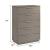 Elara Wood Platform Bedroom Set w/LED Light