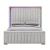 Elias Queen Size Fabric Panel Bed with LED and Immersive Sound Speaker