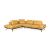 Elise Leather L-Shaped Sectional Sofa