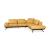 Elise Leather L-Shaped Sectional Sofa