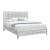 Elsie King Size Panel Bed with LED and Fabric Headboard