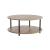 Elton Wood/Metal Round Coffee Table