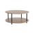Elton Wood/Metal Round Coffee Table