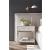 Lyra Wood/Fur/Metal Nightstand w/Drawer