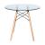 Dover Round Glass Bistro Dining Table