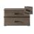 Maia FLAT 2-Drawer Maxi Nightstand w/Milano Handles