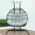 Wicker 2 Person Double Folding Hanging Egg Swing Chair