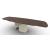 Twins Metal/Ceramic Rectangular Extendable Dining Table w/Rounded Corners