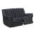 Evelyn Polyester Microfiber/Leather Air Power Reclining Loveseat