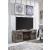 Derekson TV Stand with 4 Drawers & Electric Fireplace - Gray