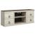 Willowton 4-Piece Coastal Fireplace Entertainment Wall - Whitewash