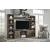 Trinell 4-Piece Rustic Fireplace Entertainment Wall - Brown