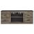 Trinell 3-Piece Rustic Entertainment Center - Brown & Gunmetal
