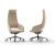 Sandie Swivel Adjustable Executive Chair w/Weight Sensitive Synchro Mechanism w/3 Locking Positions & 5-Star Base w/Castors