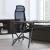 D-Chair Executive Swivel Adjustable Office Chair w/Black Frame & Base