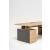 Viga Office Veneer Executive Desk w/Storage & Pedestal