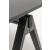 Viga Office Veneer Executive Desk w/Sliding Door Storage