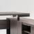 Mito Adjustable Executive Desk w/Side Storage & Matt Leg