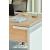 Mito Executive Melamine Storage Desk w/Leg in Matt Finish