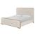 Nomad Fabric/Wood Panel Bed, King Size 