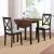 Jaelynn 3-Piece Fabric/Wood Dining Set