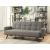 Nettie Linen Fabric/Wood Sofabed