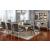 Amina Wood/Glass Extendable Dining Set