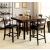 Norah 5-Piece Leatherette/Wood Counter Height Dining Set