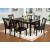 Springhill 7-Piece Leatherette/Wood Dining Set