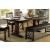Paulina Wood/Metal Rectangular Dining Table