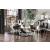 Orla Glass/Metal Rectangular Dining Set