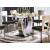Nova Glass/Metal Rectangular Dining Table