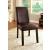 Gladstone Leatherette/Wood Dining Side Chair, Set of 2