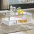 Torkel Glass/Lacquer Storage Coffee Table