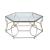 Zola Glass/Metal Coffee Table