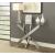 Laila Glass/Metal Sofa Table
