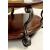 May Glass/Wood Oval Storage Coffee Table Set