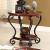 May Glass/Wood Oval Storage Coffee Table Set