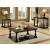 Luan Wood Storage Coffee Table Set