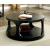 Carrie Wood Round Storage Coffee Table