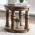 Mika Wood Round Storage End Table