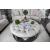 Mika Wood Round Storage Coffee Table w/Fabric Cushion Top