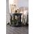 Mika Wood Round Storage Coffee Table Set