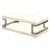 Meda Lacquer/Chrome Storage Coffee Table Set