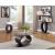Lodia Glass/Lacquer Oval Coffee Table Set