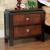 Patra Wood Nightstand w/2 Drawers