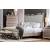 Loraine Leatherette/Mirror/Wood Panel Tufted Bedroom Set
